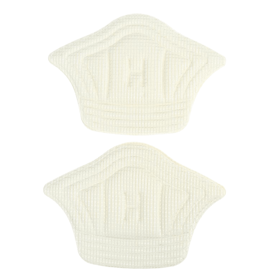 Set of 2 Cushioned Insoles, Shoe Inserts, for Heels, Corn Prevention, Universal Size, Adjustable, Black/Cream