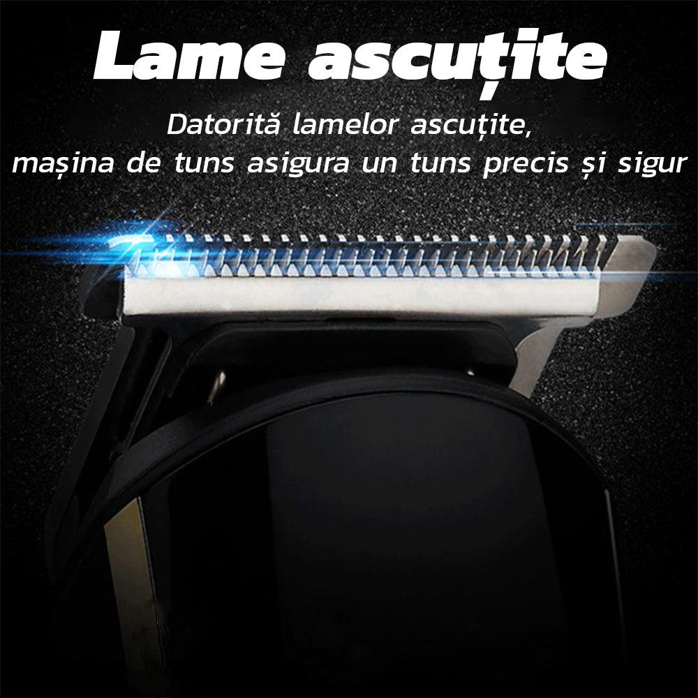 Aparat de Tuns 8in1, Trimmer, Ras, Accesorii, Capete Interschimbabile