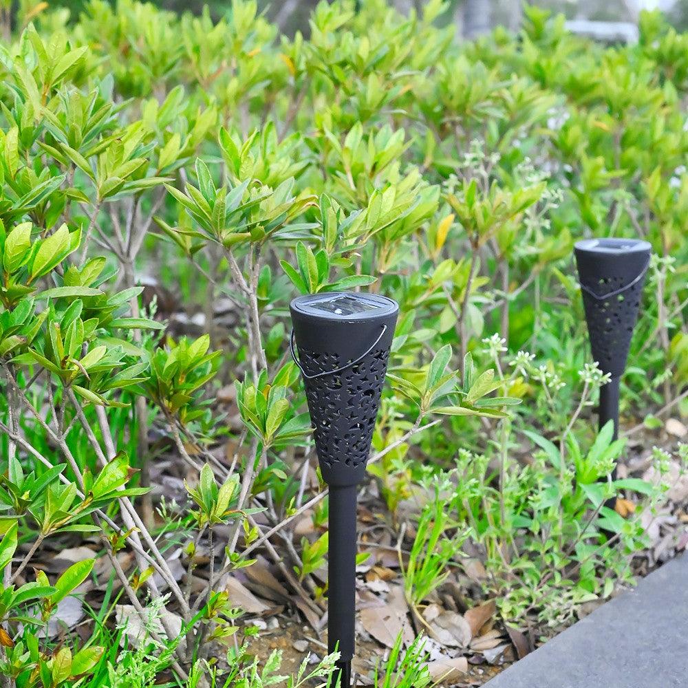 Set Lampi Solare Torta, Autonomie 8 ore, Fixare in Pamant, Suspendare, 2V, 30mAh, Negru