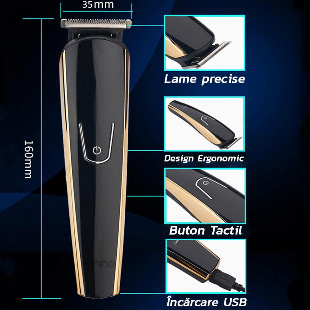 Aparat de Tuns 8in1, Trimmer, Ras, Accesorii, Capete Interschimbabile