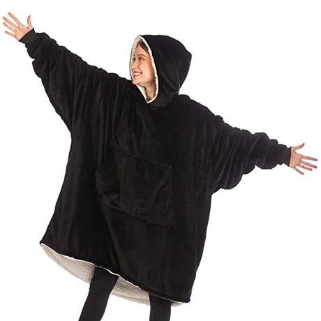 Patura Tip Hanorac, Buzunar Frontal, Calduroasa, Universal, din Fleece