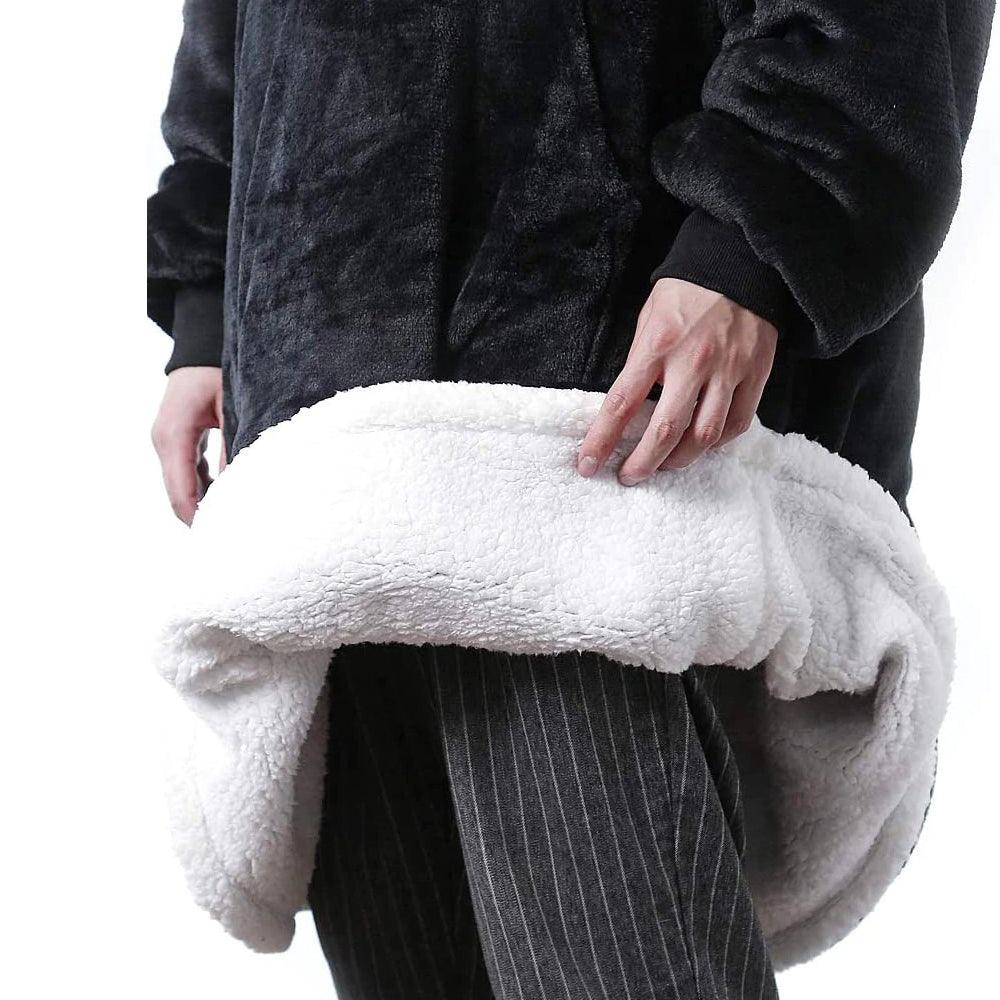 Patura Tip Hanorac, Buzunar Frontal, Calduroasa, Universal, din Fleece