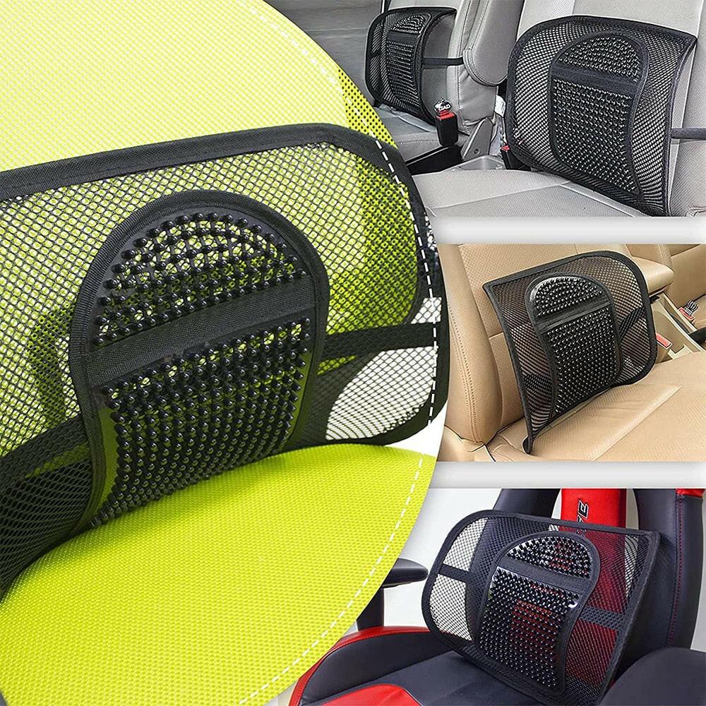 Therapeutic Lumbar Support, For Car Seat, Office, Corrects Posture, Black
