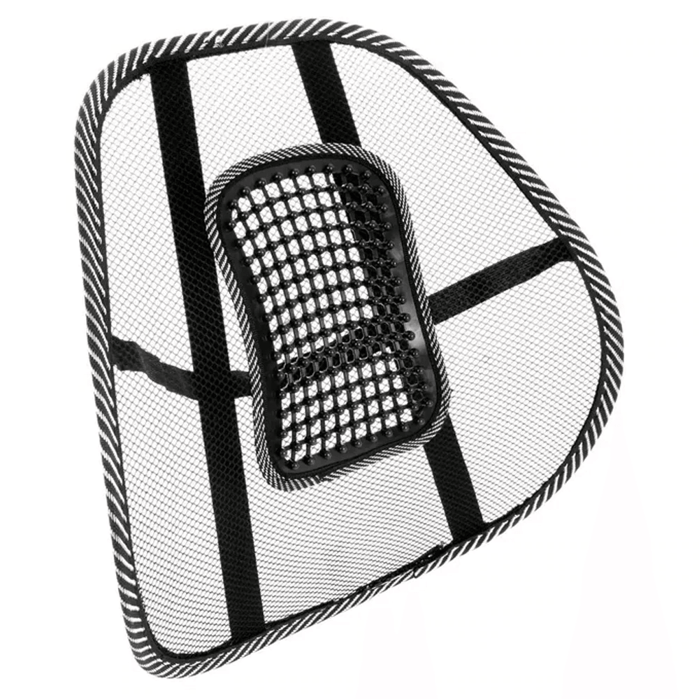 Therapeutic Lumbar Support, For Car Seat, Office, Corrects Posture, Black