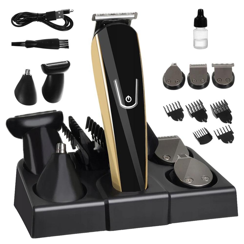 Aparat de Tuns 8in1, Trimmer, Ras, Accesorii, Capete Interschimbabile