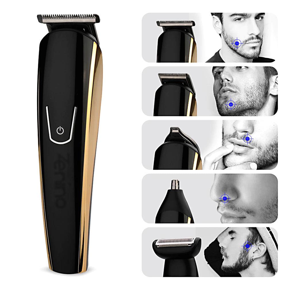 Aparat de Tuns 8in1, Trimmer, Ras, Accesorii, Capete Interschimbabile