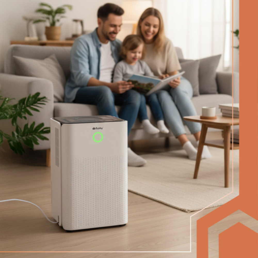 Dezumidificator 200W, Control Wi-Fi, 12L/24h, Temporizator, Silentios 38dB, Acoperire 30m