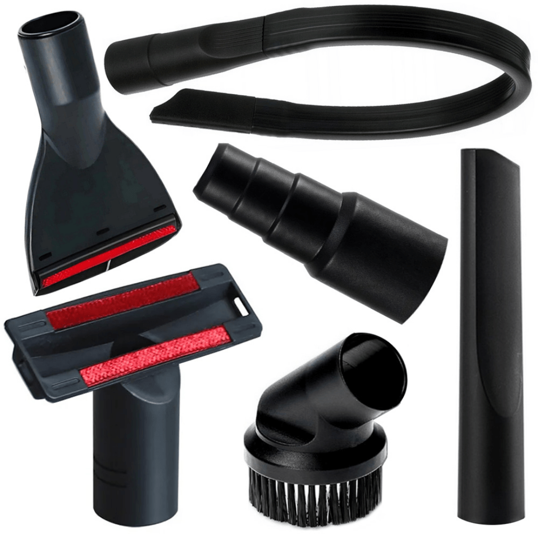 Set 6 Capete Aspirator, Peri Moi, pentru Canapele, Masina, Covoare, 32mm, Adaptor 31-35mm, Curatare Eficienta, ABS