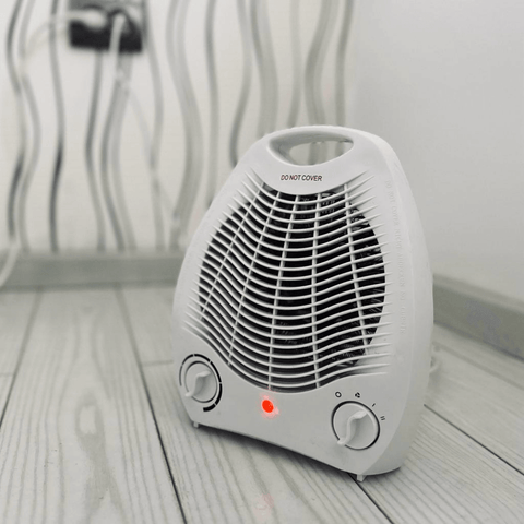 Aeroterma Electrica 2 in 1 - Ventilator, 4 Moduri de Functionare, 6 Trepte de Incalzire, Protectie la Supraincalzire, Alimentare la retea, 220v, Cablu 1m, Alb