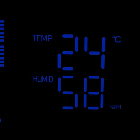 Umidificator de Aer cu Aromaterapie cu Senzor de Umiditate si Temperatura, Temporizator, Ultrasunete, Abur Cald/Rece, Mod Noapte, Panou Tactil, LCD, 4.5L, Telecomanda, Negru