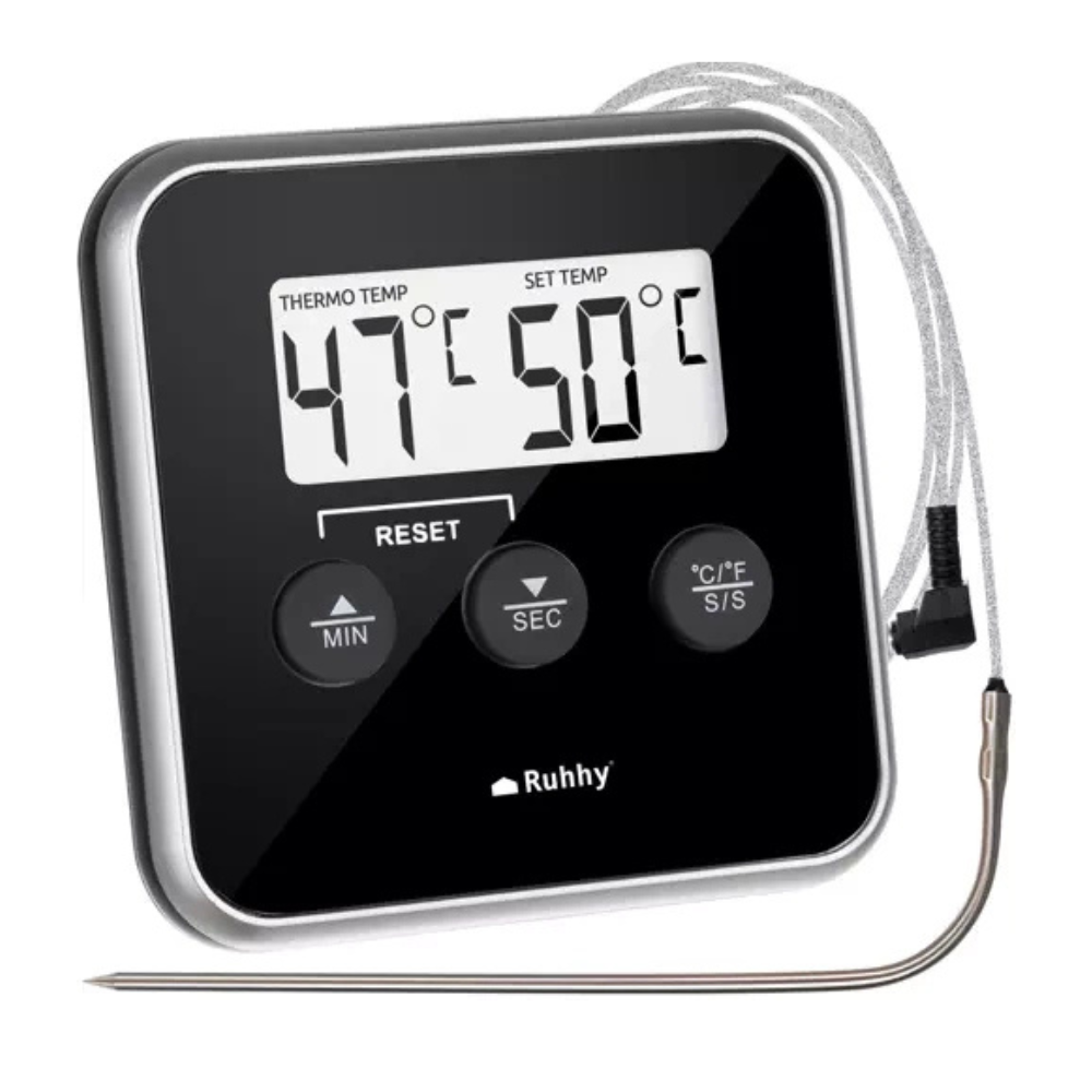 Termometru de Mancare, cu Sonda, Afisaj LCD, -20/250°C