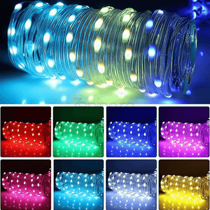 LED Strip 10m, Application, 24 Key Remote Control, USB, IP65, Light Effects, Indoor/Outdoor, Multicolor