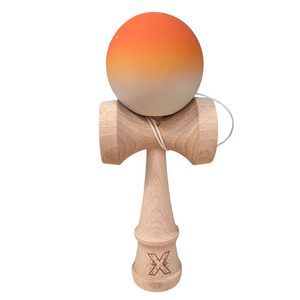 Kendama Original Profesional, Model Gradient, 18cm, din Lemn, Joc Interactiv, Copii si Adulti