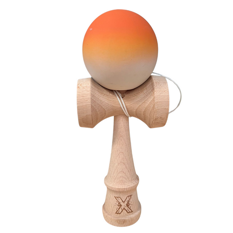 Kendama Original Profesional, Model Gradient, 18cm, din Lemn, Joc Interactiv, Copii si Adulti