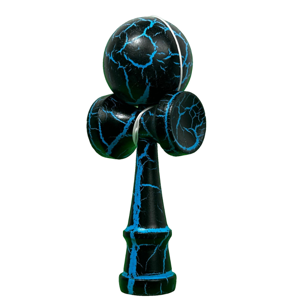 Kendama Original Profesional, Crack, 18cm, din Lemn, Joc Interactiv, Copii si Adulti