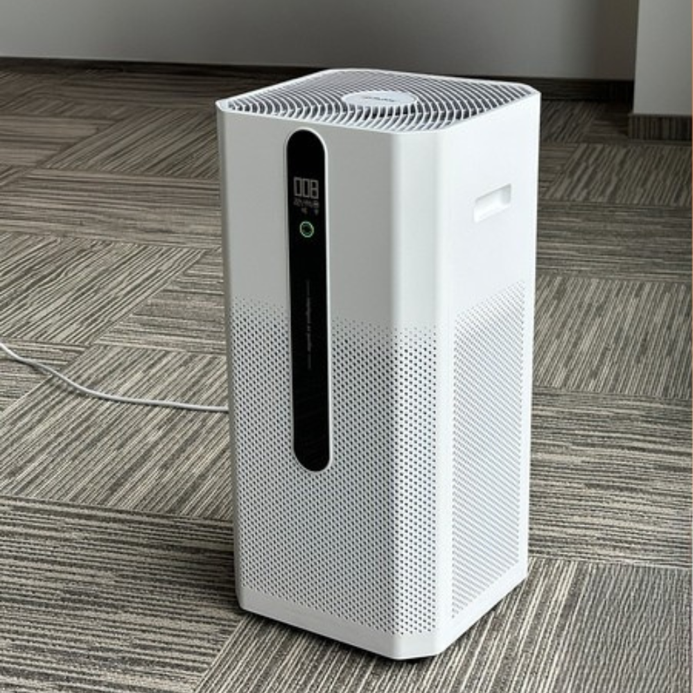 Purificator Aer, Filtru HEPA H12, Carbune Activ, Capteaza Alergeni, Acoperire 80m2