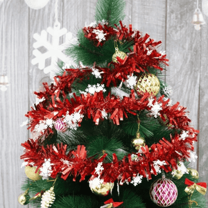 Beteala de Craciun, Diverse Modele, 2m x 11cm, Rosu, Albastru, Roz