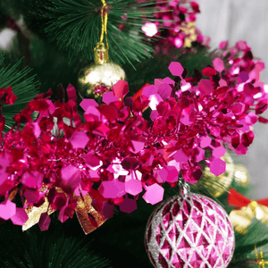 Beteala de Craciun, Diverse Modele, 2m x 11cm, Rosu, Albastru, Roz