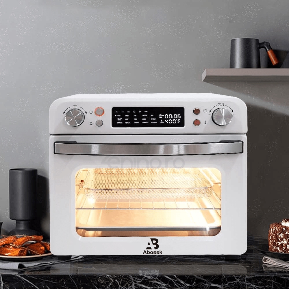 Cuptor cu Convectie, Portabil, Capacitate 25L, Lumina Integrata, Afisaj Digital, Putere 1700W, Accesorii Incluse, 40x37x41 cm