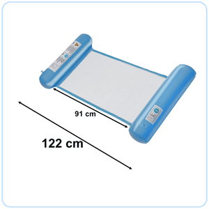 Saltea Gonflabila - tip Hamac, pentru Piscina, Rezistenta, Compacta, Usor de Transportat, Adulti si Copii