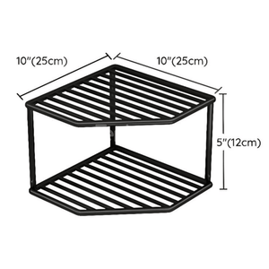 Etajera Depozitare, Maximizare Spatiu, Suport Cuptor cu Microunde, Asamblare Rapida, Sarcina Maxima 18kg, din Metal, Negru, Alb