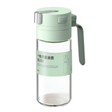 Dispenser Ulei, Capacitate 550ml, Deschidere/Inchidere Automata, Inductie Gravitationala, 20.5cm, Verde, Alb, Galben