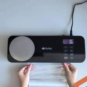 Aparat Vidat si Sigilat Alimente, Cantar Incorporat, 120W, Pungi Incluse, Negru