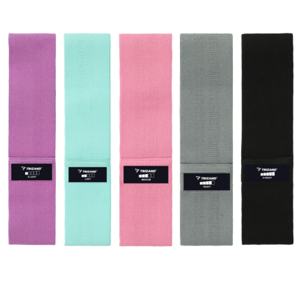 Set Benzi Elastice de Rezistenta, Tonifiere, Interior Antiderapant