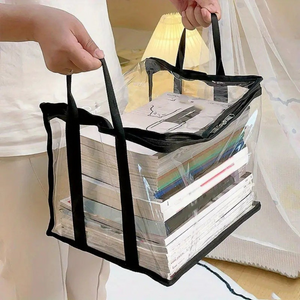 Geanta Depozitare, Impermeabil, din PVC, 3 Dimensiuni, Transparent