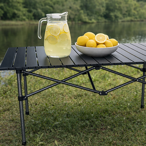 Masa de Camping Pliabila, Model Compact, Sac de Transport, 118x55x50cm