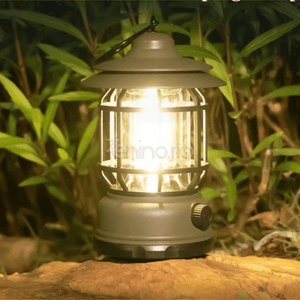 Lampa Camping Portabila, 5W, Tip Felinar, 1200mAh, Intensitate Reglabila, 21 COB LED, Incarcare USB, Negru, Verde, Rosu