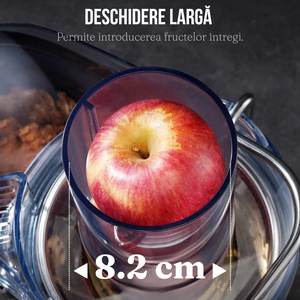 Storcator de Fructe, 1200W, 3 Trepte Viteza, Recipient 1250ml, Lame din Otel Inoxidabil
