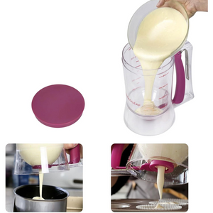Dispenser Aluat, pentru Prajituri, 900ml, Maner cu Arc, din Plastic