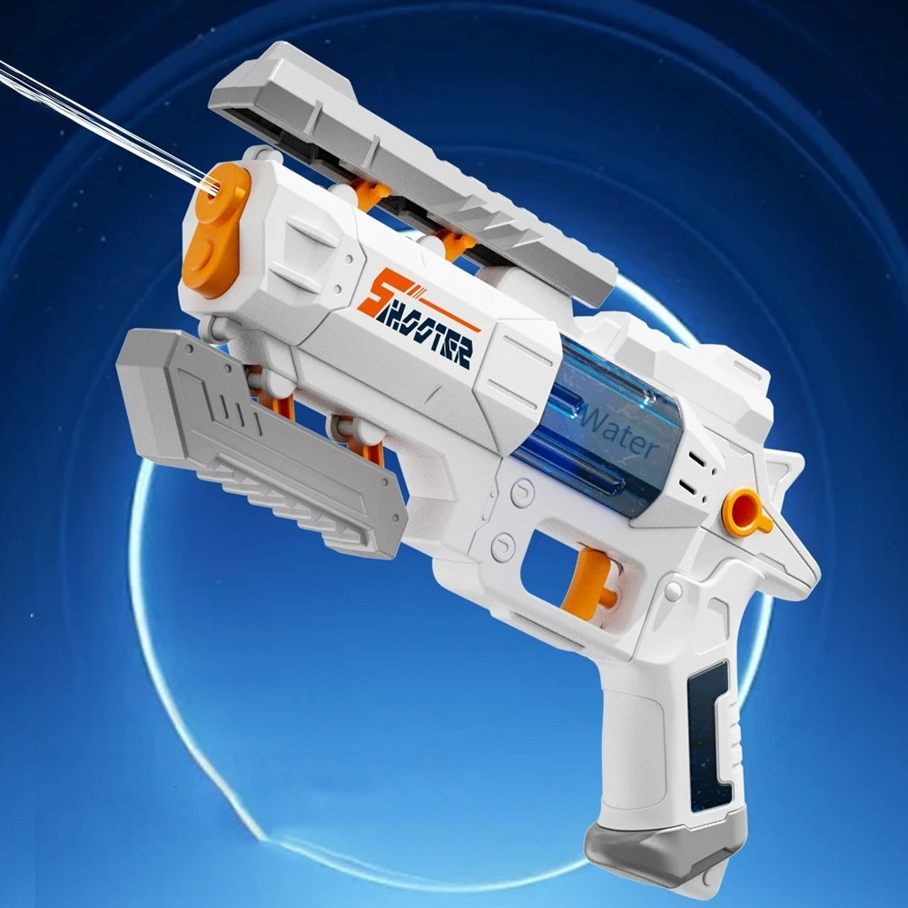 Pistol cu Apa pentru Copii, Rezervor 200ml, Usor de Folosit, 3 Ani+