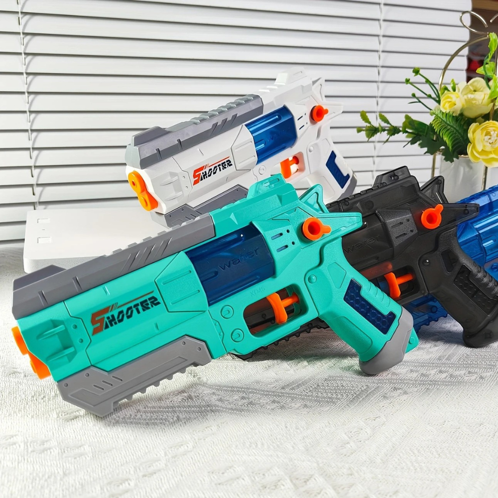 Pistol cu Apa pentru Copii, Rezervor 200ml, Usor de Folosit, 3 Ani+