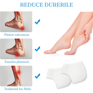 Set 2 Protectii Calcaie, Efect de Hidratare, din Silicon, Reutilizabil