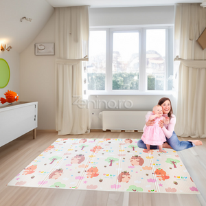 Educational Mat for Children, 2 Sides, Interactive, Harmonious Development, Foam, Insulating Material, Easy to Clean, Various Models