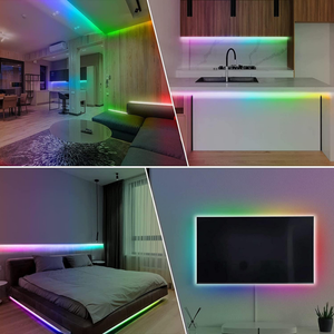 Banda Led Smart RGB, Control prin Aplicatie, Sincronizare Muzica, Interconectabila, cu Telecomanda