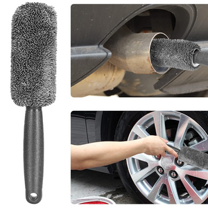 Car Cleaning Accessory Set, Microfiber Cloths, Tire Brush, Detailing Brush, Sponge, Interior/Exterior