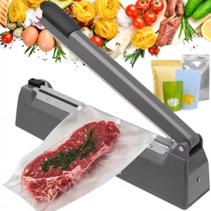 Aparat Sigilat Alimente, Pastrare Prospetime, 300W, Inchidere Ermetica, Gri