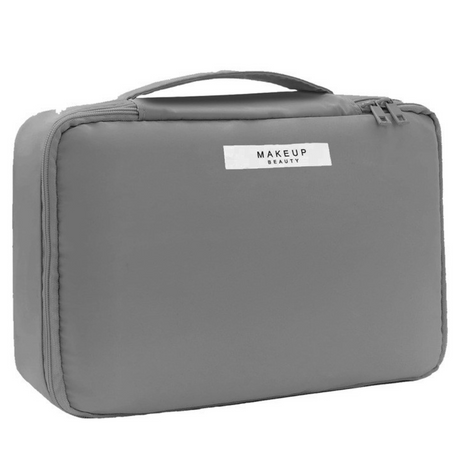 2in1 Cosmetic Organizer Bag, Eyeshadow Included, Waterproof, for Travel