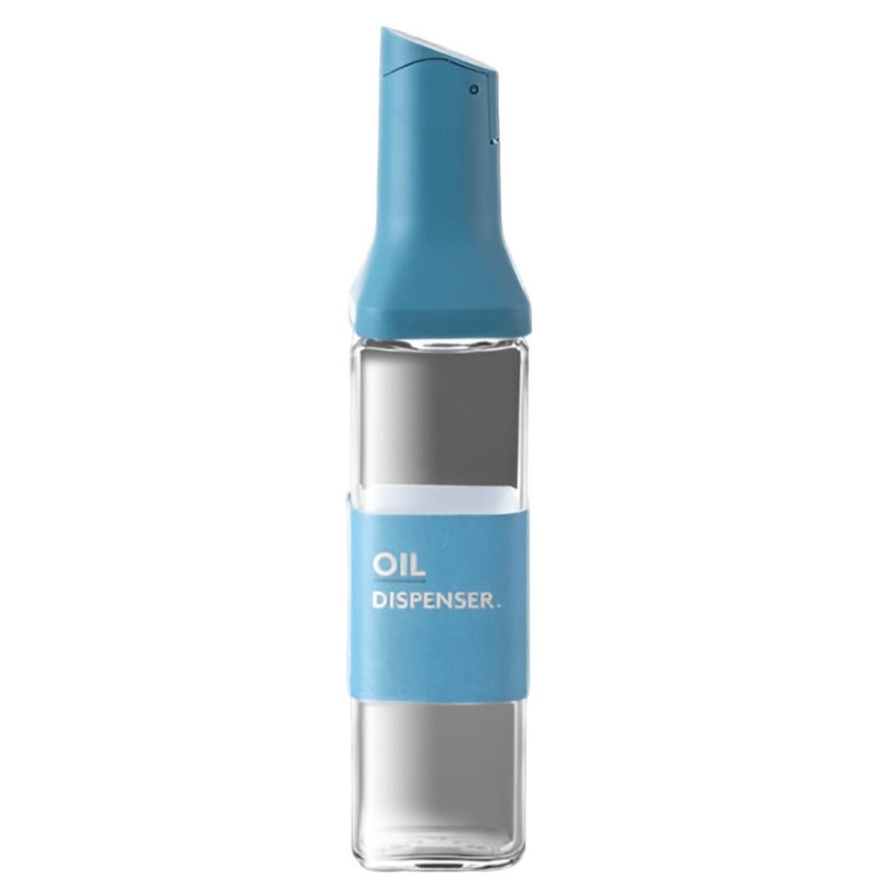 Oil Dispenser, Capacity 500ml, Automatic Open/Close, Gravity Induction, 29.5cm, White, Blue, Gray, Yellow