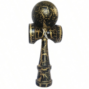Kendama Original Profesional, Model Multicolor, 18cm, din Lemn, Joc Interactiv, Copii si Adulti