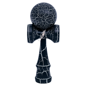 Kendama Original Profesional, Model Crack, 18cm, din Lemn, Joc Interactiv, Copii si Adulti