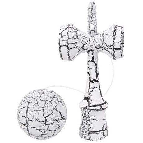Kendama Original Profesional, Crack, 18cm, din Lemn, Joc Interactiv, Copii si Adulti