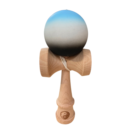 Kendama Original Profesional, Model Gradient, 18cm, din Lemn, Joc Interactiv, Copii si Adulti