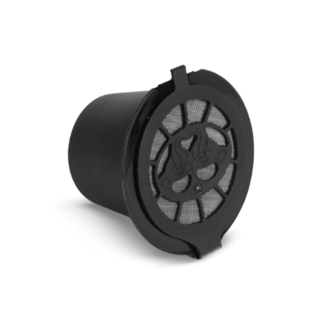 Set 5 Capsule Cafea - Reutilizabile, Compatibile cu Dolce Gusto, 7g, Plastic/Silicon,  Negru