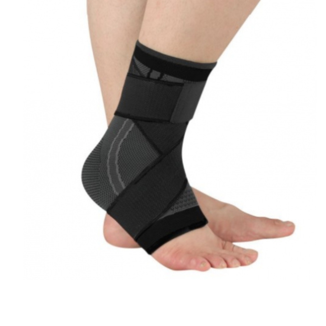 Orteza Glezna, 2 Benzi Ajustabile, Confortabil de Purtat, Prindere Velcro