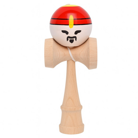 Kendama Original Profesional, Model Multicolor, 18cm, din Lemn, Joc Interactiv, Copii si Adulti