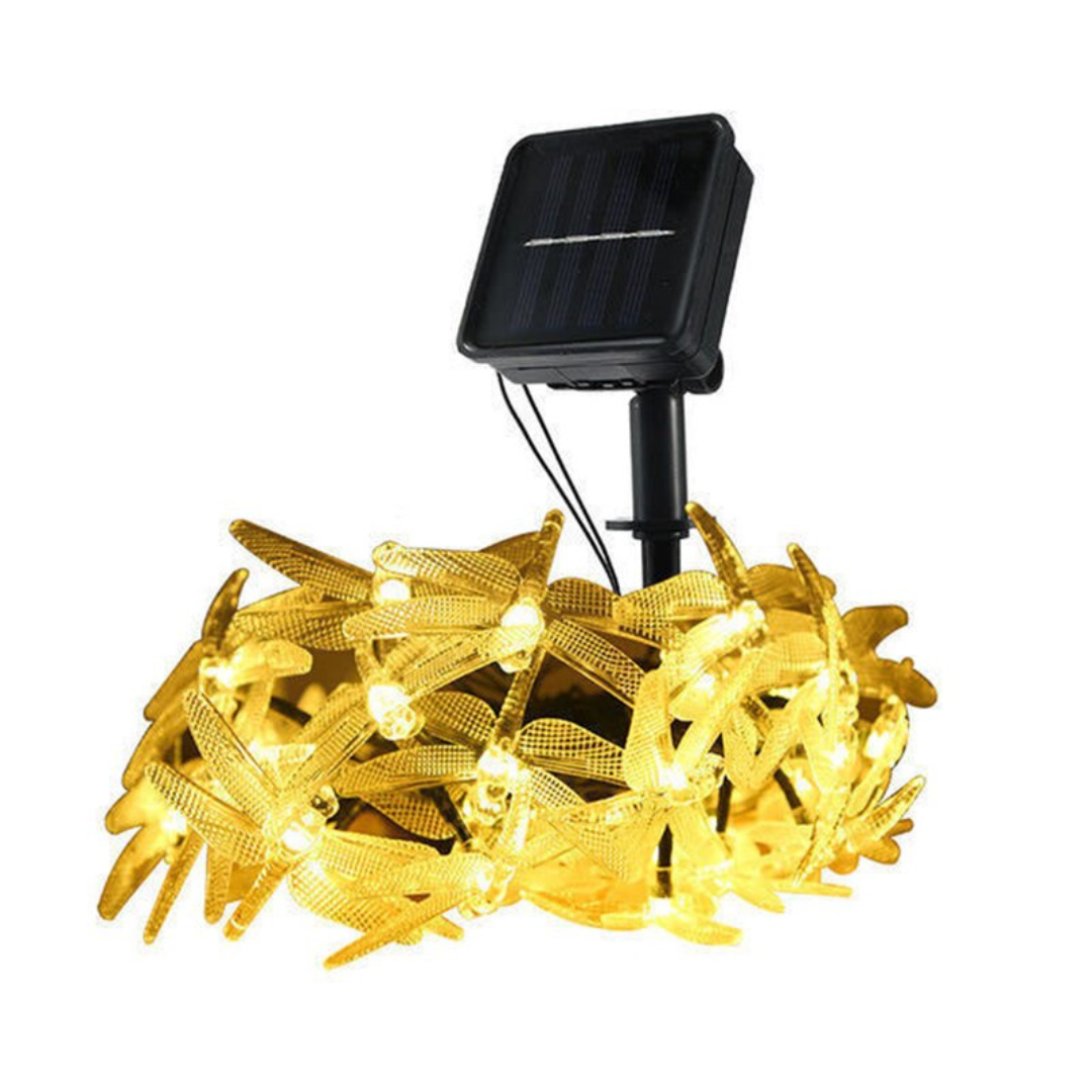 Ghirlanda cu Panou Solar, LED, IP65, Diverse Modele, Fixare in Pamant, Luminare 7 ore